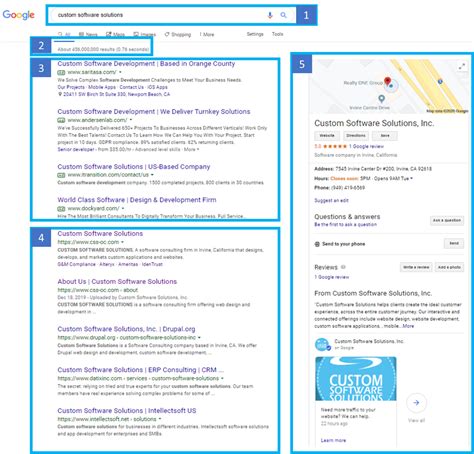Search Results page .